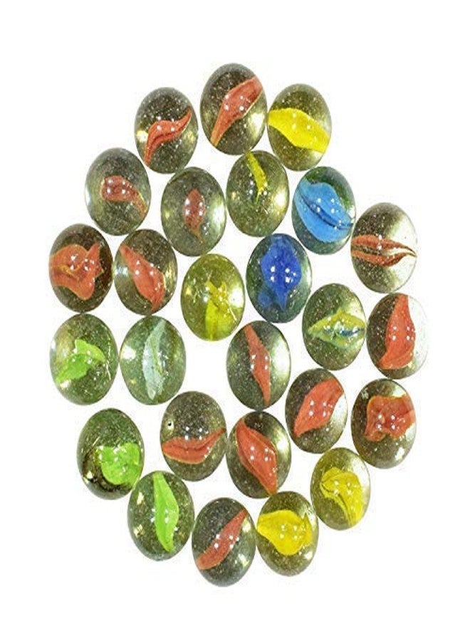STLYZ Decorative Colourful Glass Marble Balls for Playing Games/Kanche/Aquarium Fillers/Gel Candle Fillers (300 Piece) - Image 3